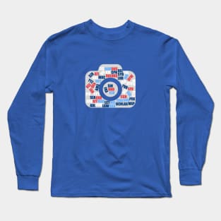 World Airports on a Camera | Gift Long Sleeve T-Shirt